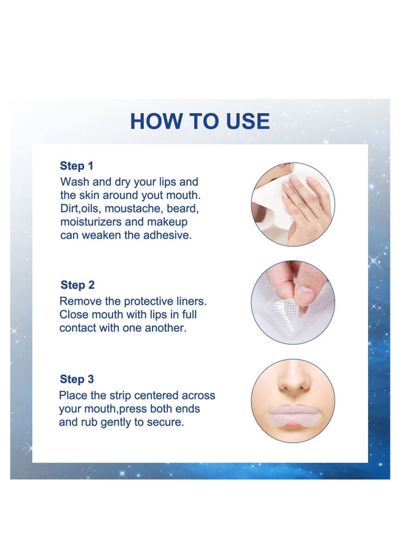 SYOSI شرائط النوم شريط الفم ترقية شرائط الفم المضادة للشخير لتحسين التنفس الأنف أقل التنفس والشخير تحسين النوم ليلا للرجال النساء 90 جهاز كمبيوتر شخصى - Image 4