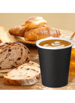 QUALITY Paper Cups Black 8 Oz, 50 Pieces  - Image 5