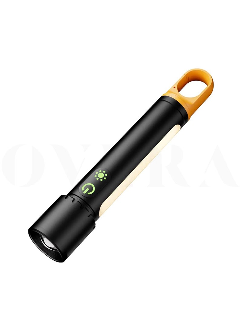 OVERA overa Work Light Rechargeable Underhood Work Light with Hooks Multifunctional Rechargeable Torch Flashlight Zoomable LED Torch Light Powered for Car Repairing Inspection Workshop Emergency  - Image 1