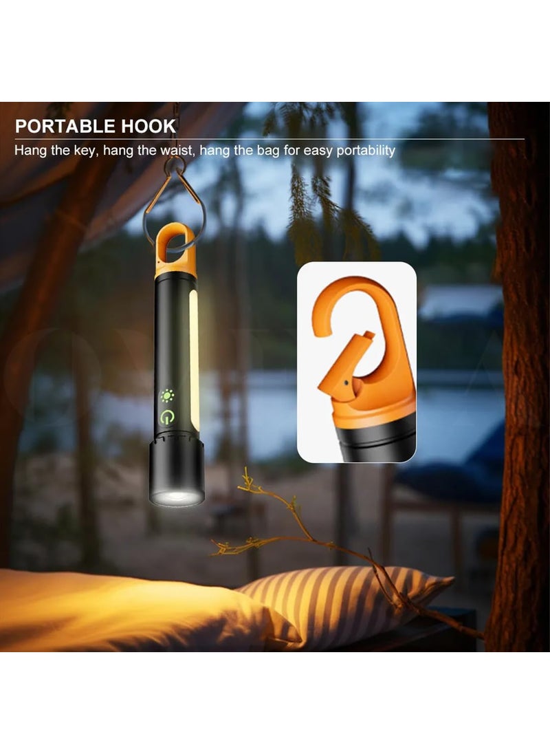 OVERA overa Work Light Rechargeable Underhood Work Light with Hooks Multifunctional Rechargeable Torch Flashlight Zoomable LED Torch Light Powered for Car Repairing Inspection Workshop Emergency  - Image 2