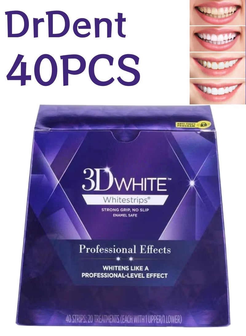 مجموعة شرائط تبييض الأسنان 3D White Whitestrips – 40 قطعة - Image 1