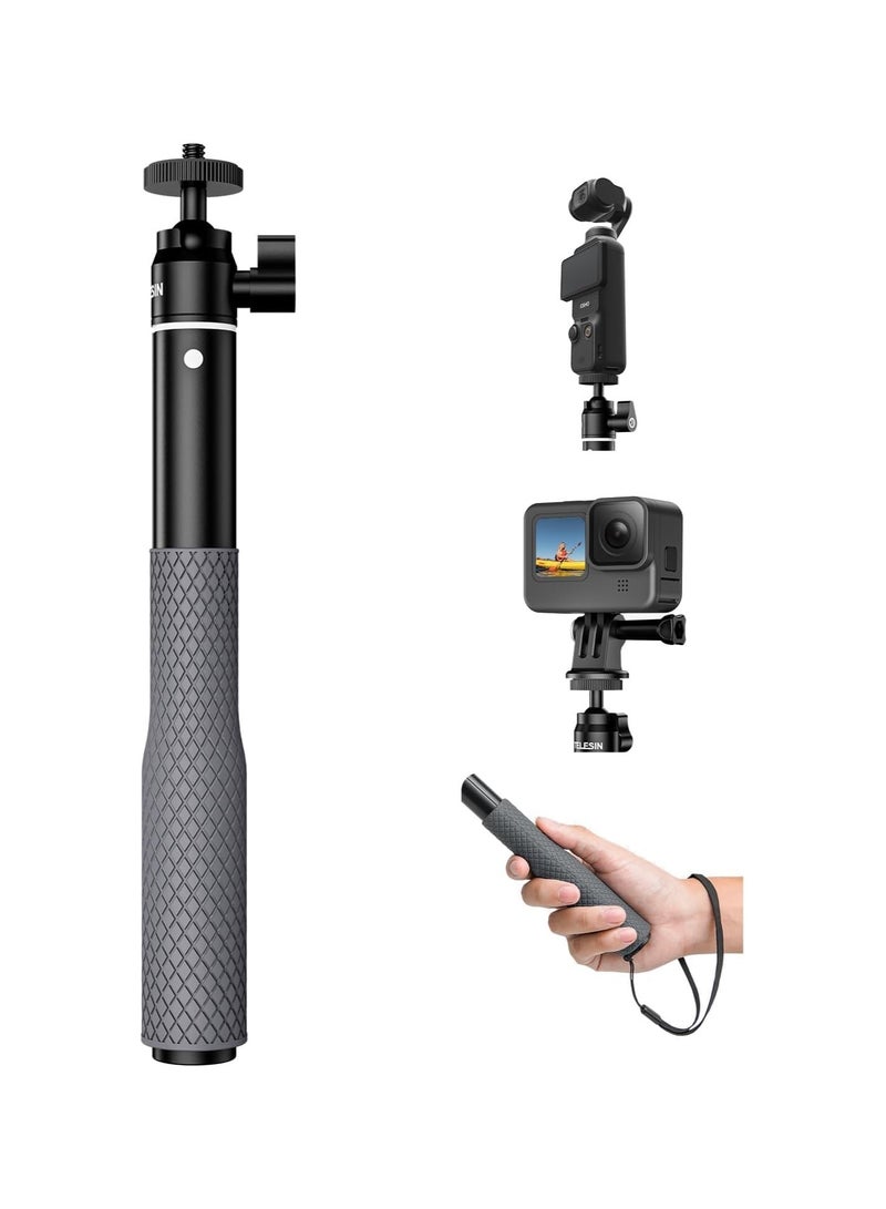 360 GoPro Selfie Stick, 25.75 Inch Waterproof Extension Pole Monopod with Go Pro 12 11 10 Insta360 X3 Ace Pro DJI Action 4 Osmo Pocket 3 Underwater Diving Accessories - Image 1