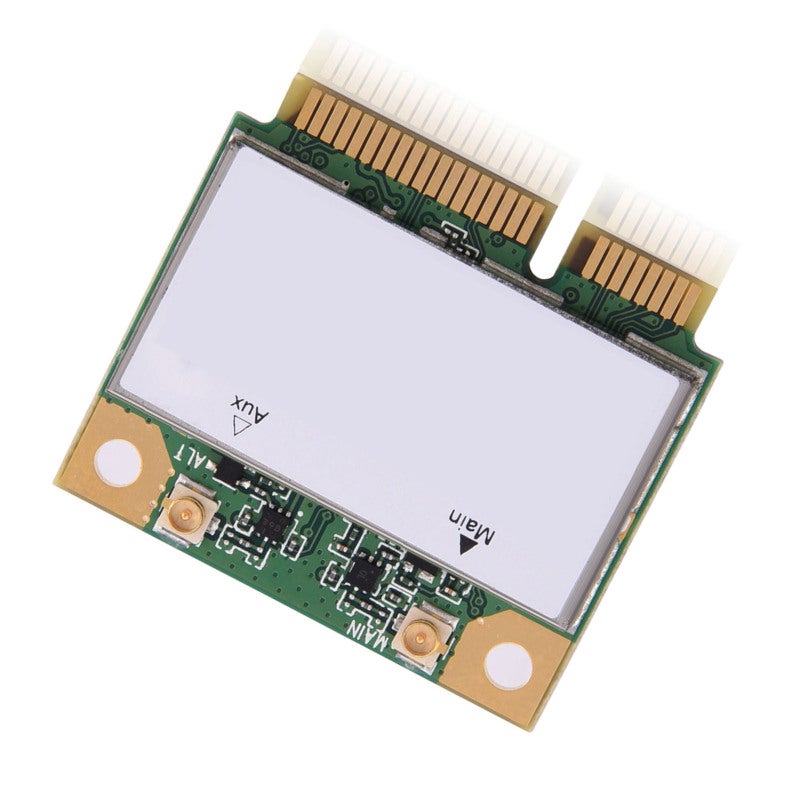 بطاقة لاسلكية: بطاقة Mini PCI-E - معدل نقل يصل إلى 300 ميغابت في الثانية، محول بلوتوث 4.0 لأجهزة الكمبيوتر المحمولة والمكتبية المزودة بشرائح HM55/HM57/HM65/HM67/HM75/HM77 أو فتحة Mini PCI-E. - Image 2