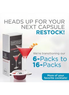 Bartesian The Classic Collection Capsules, Variety Pack of 6 for Bartesian Premium Cocktail Maker (55524)  - Image 2