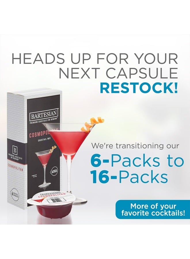 Bartesian The Classic Collection Capsules, Variety Pack of 6 for Bartesian Premium Cocktail Maker (55524) - Image 2