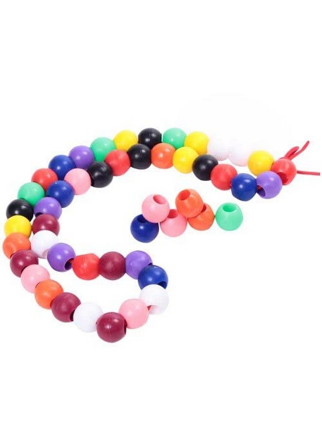 سكلفون مجموعة خرز بلاستيكية نابضة بالحياة، تعمل على تطوير المهارات الحركية الدقيقة، وتعزز التنسيق بين اليد والعين، والتعرف على الألوان، والقدرة على العد، وهي لعبة تعليمية مثالية للأطفال من سن 2+، غير سامة، وممتعة تدوم طويلاً - Image 2