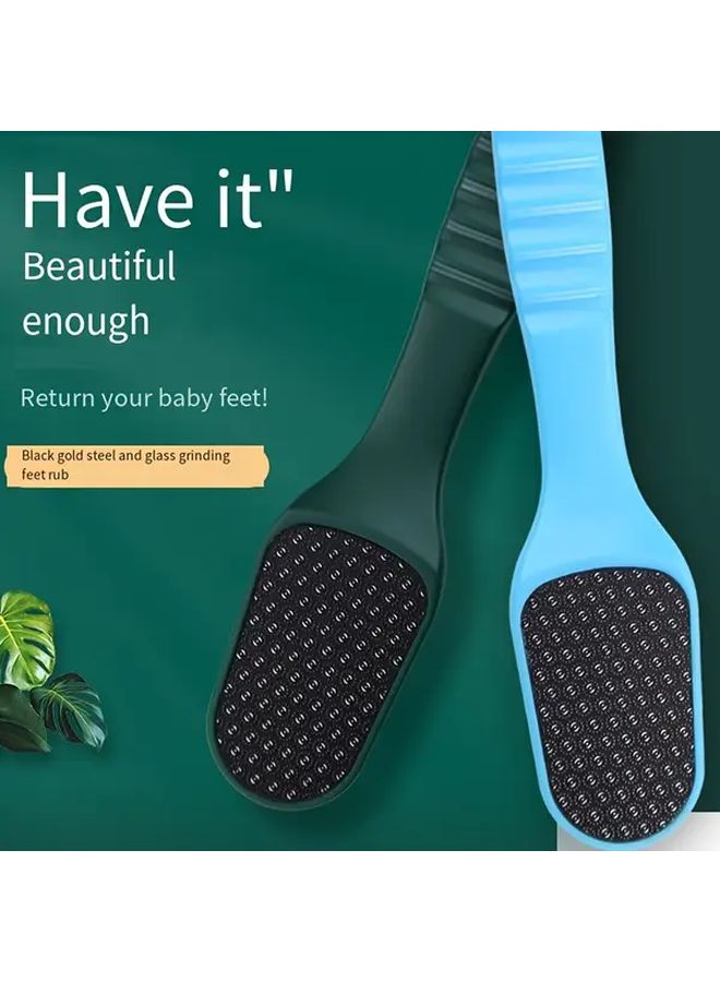Painless Nano Glass Foot File Blue Dead Skin Remover Heel Scraper Wound Tissue Remover Foot Care Tool Gentle Wet Dry Feet Use Glass Etching Technology - Image 2