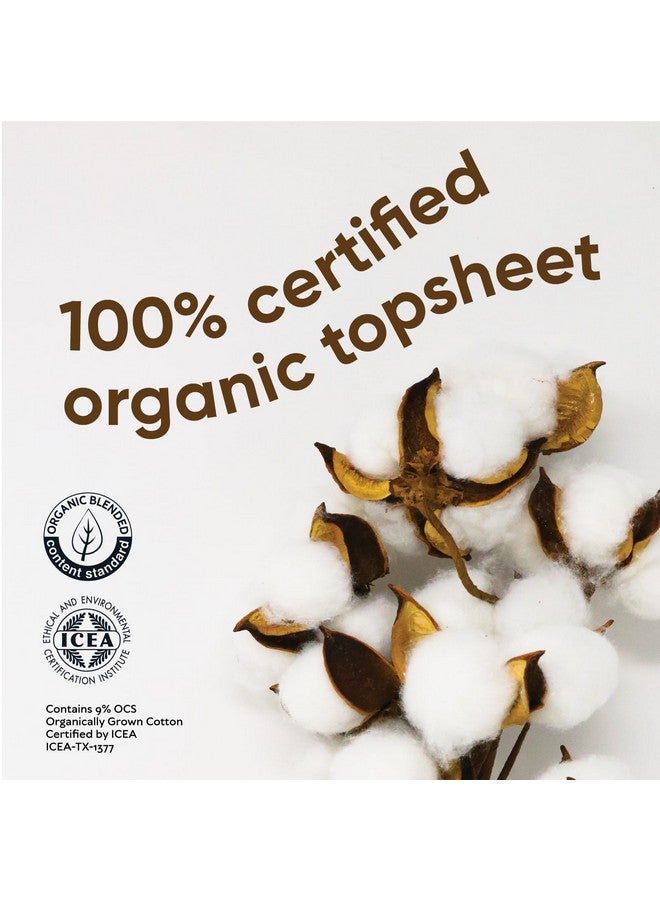 Oi | Organic Initiative Incontinence Pads, Organic Cotton Topsheet, Highly Absorbent up to 23.5 floz, Odor Control, Breathable and Hypoallergenic, Ultimate (Length 16.1") 20 Pads - Image 4