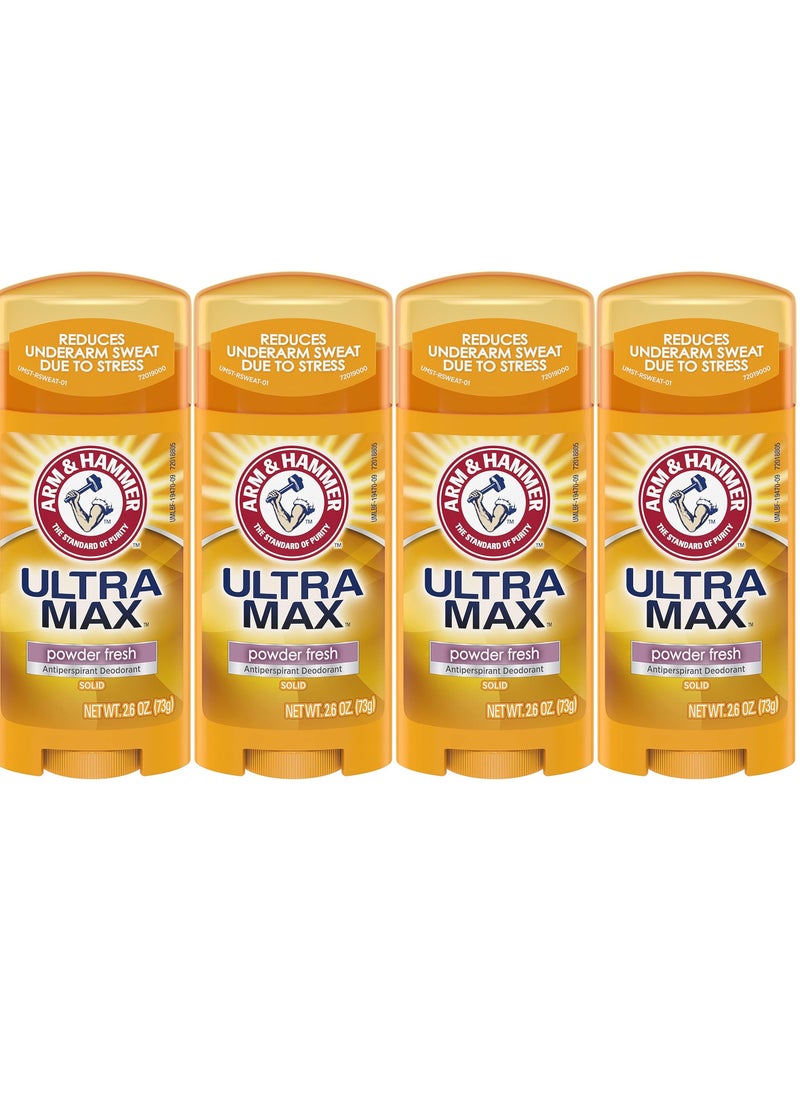 Arm & Hammer Pack Of 4 Arm And Hammer Ultra Max Powder Fresh 73 Gm  - Image 2