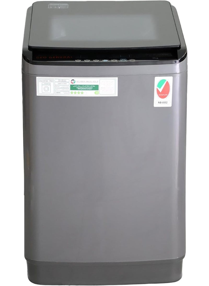 GEO GENERAL GQB90‑161480B Fully‑Automatic Top‑Load Washing Machine – 9 kg Capacity, 1,400 RPM, Child Lock & Air Dry - Image 1