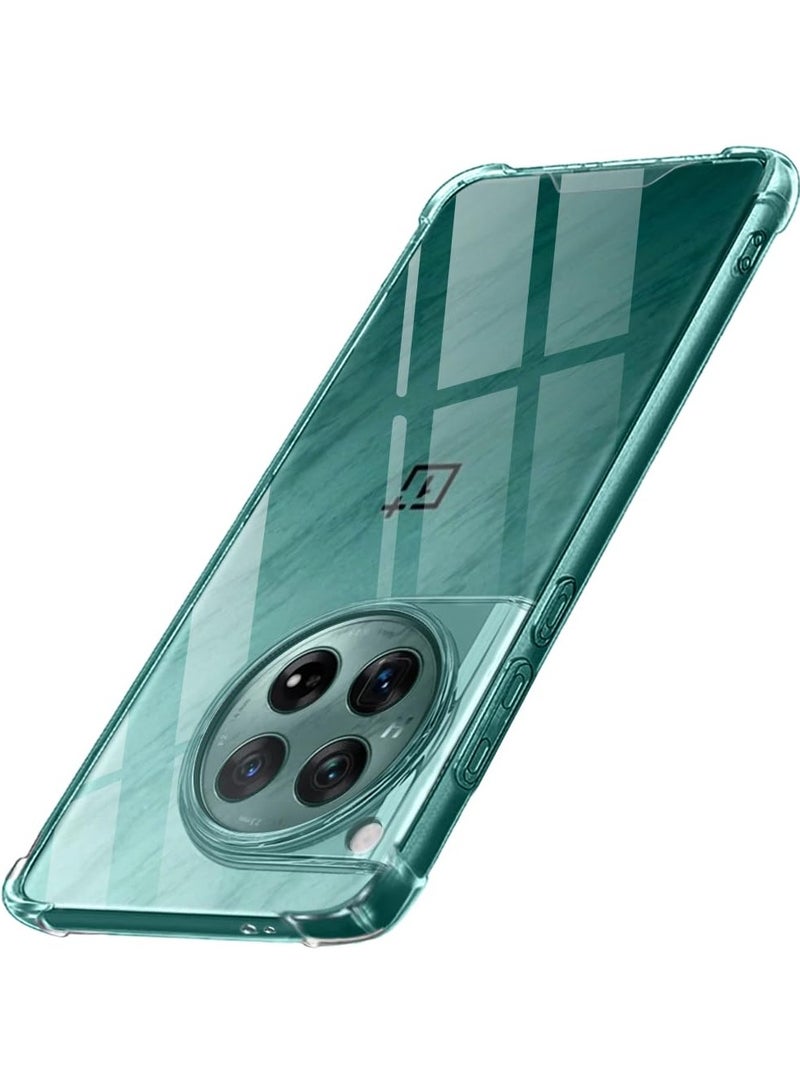AROAQ Crystal Clear Back Cover Case for OnePlus 12 5G | 360 Degree Protection | Shock Proof Design | Transparent Back Cover Case for OnePlus 12 5G (PC & TPU, Transparent Bumper) - Image 1