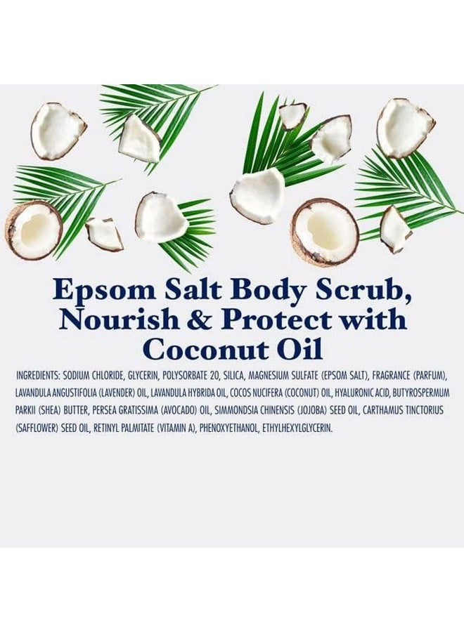 Dr Teal's Dr Teal's Epsom Salt Body Scrub Nourish & Protect with Coconut Oil & Essential Oils, 454g | With Pure Epsom Salt  - Image 4