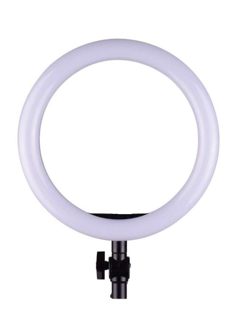 DUSALA 12-Inch LED Dimmable Photography Ring Light White, 3 Lighting Modes,Brightness Adjustable for Live Streaming Selfie Photography Video Shooting - Image 1