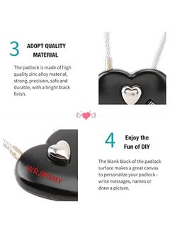 Generic Heart Shape Code Lock compact mini size with 3 Digit Code Combination for luggage, backpack, jewelry box, hall locker(red)  - Image 4