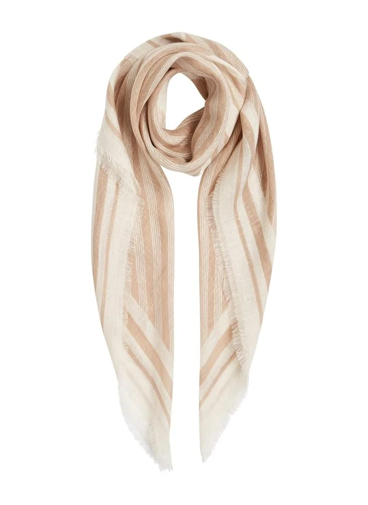 تومي هيلفيغر Monogram Light Weight Scarf