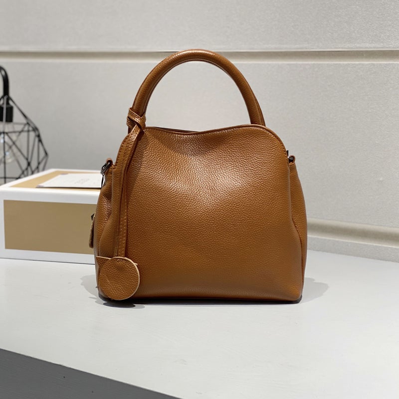 2025 First-Layer Cowhide Genuine Leather Women'S Bag Gemstone Bag Manufacturer Handbag Crossbody Bag Fashion - Image 1