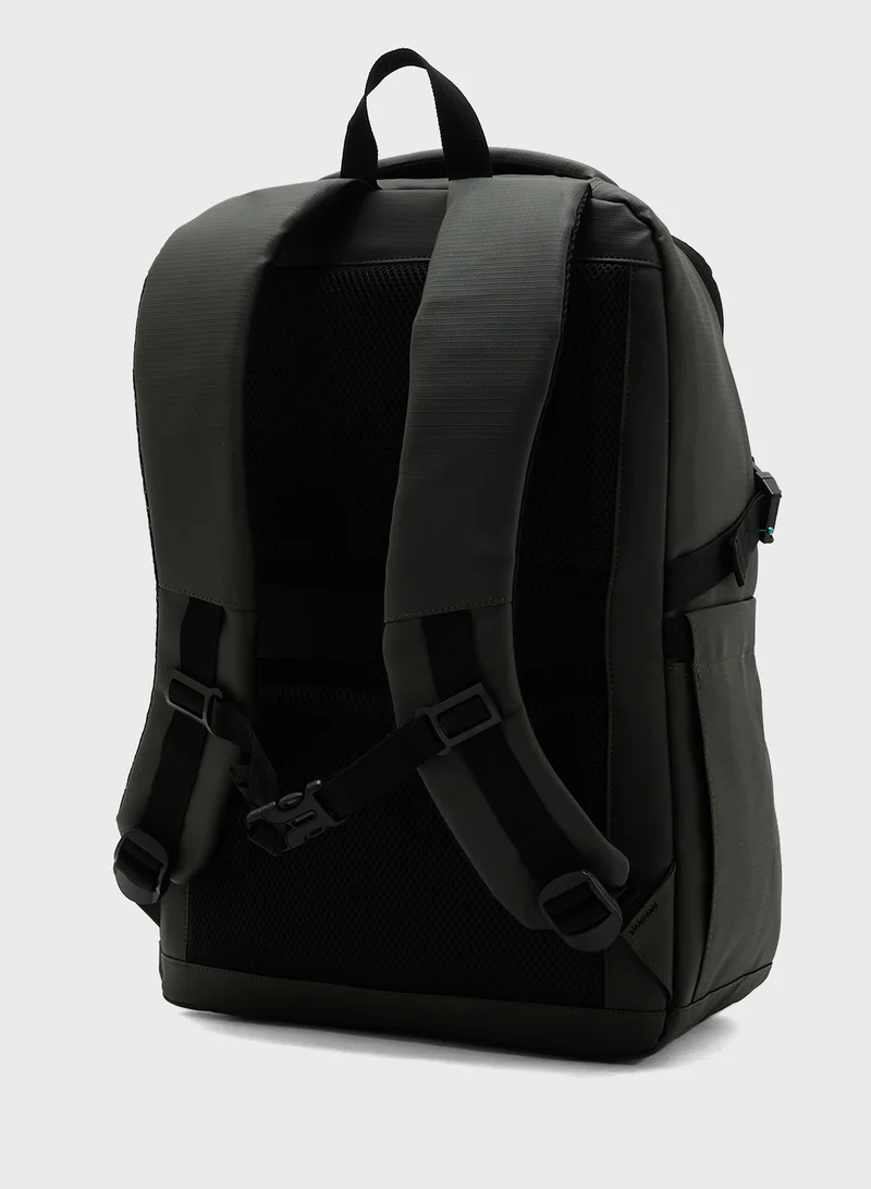 Robert Wood Padded Back Support Casual Backpack