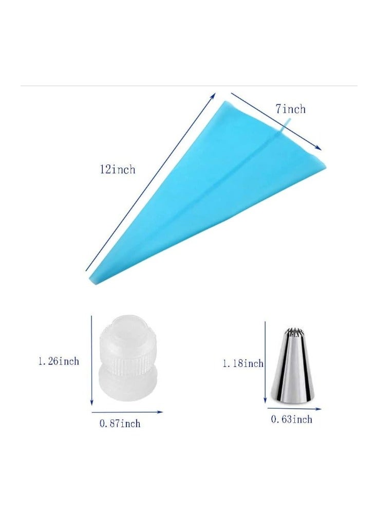 Yakumuz Yakumuz Piping Bag and Tips Cake Decorating and Baking Supplies Kit Includes Cupcake Icing Tips with Pastry Bag - Image 5