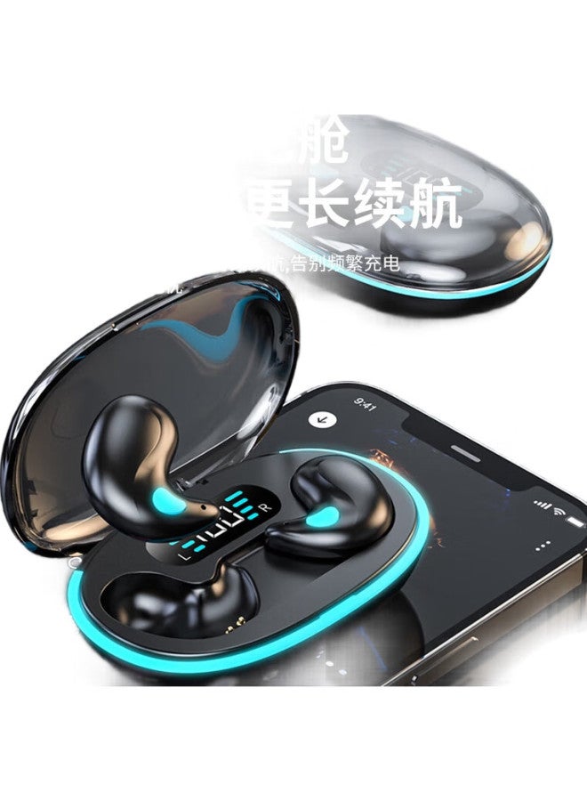 Bkayp سماعات بلوتوث للنوم مع عمر بطارية طويل للغاية، جودة صوت ممتازة، تصميم رفيع للغاية، شبه داخل الأذن، وضعية جانبية، تقليل الضوضاء، عزل الصوت، مناسبة لأبل، هواوي، فيفو، شاومي، سامسونج - Image 1