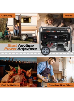 KSEIBI Gasoline Generator, 5.5KW Fuel Portable Generator with Low Noise, Long Runtime, RV Charging Function, CO Sensor, and Certification for Home and Outdoor Use  - Image 5