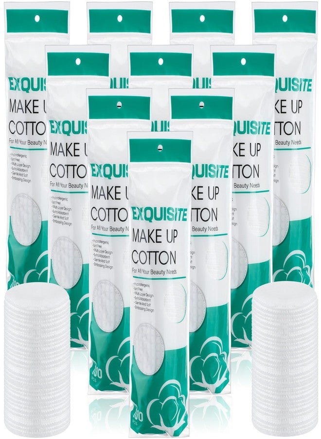 Maxcheck ماكس تشيك 1000 قطعة من كرات القطن بالجملة، كرات تقشير للوجه، وسادات قطنية لإزالة مكياج الوجه، وسادات تونر لإزالة المكياج - Image 1