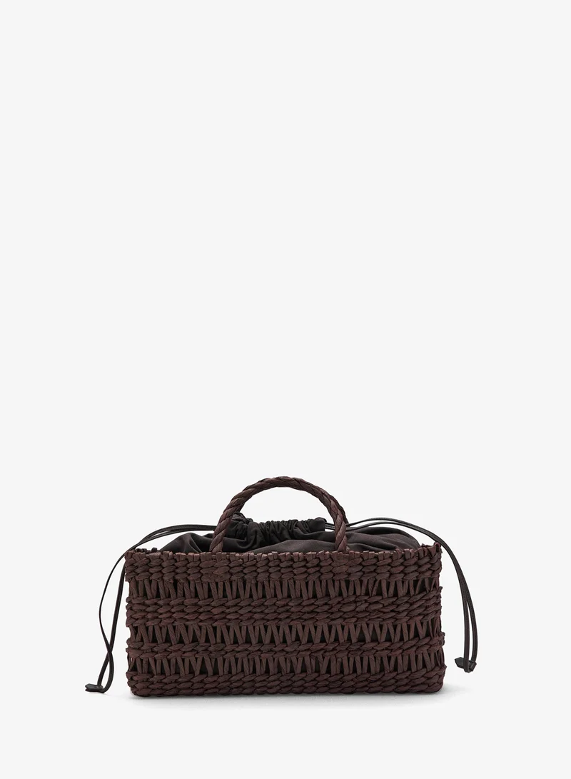 Mango Medium Natural Fibre Tote Bag