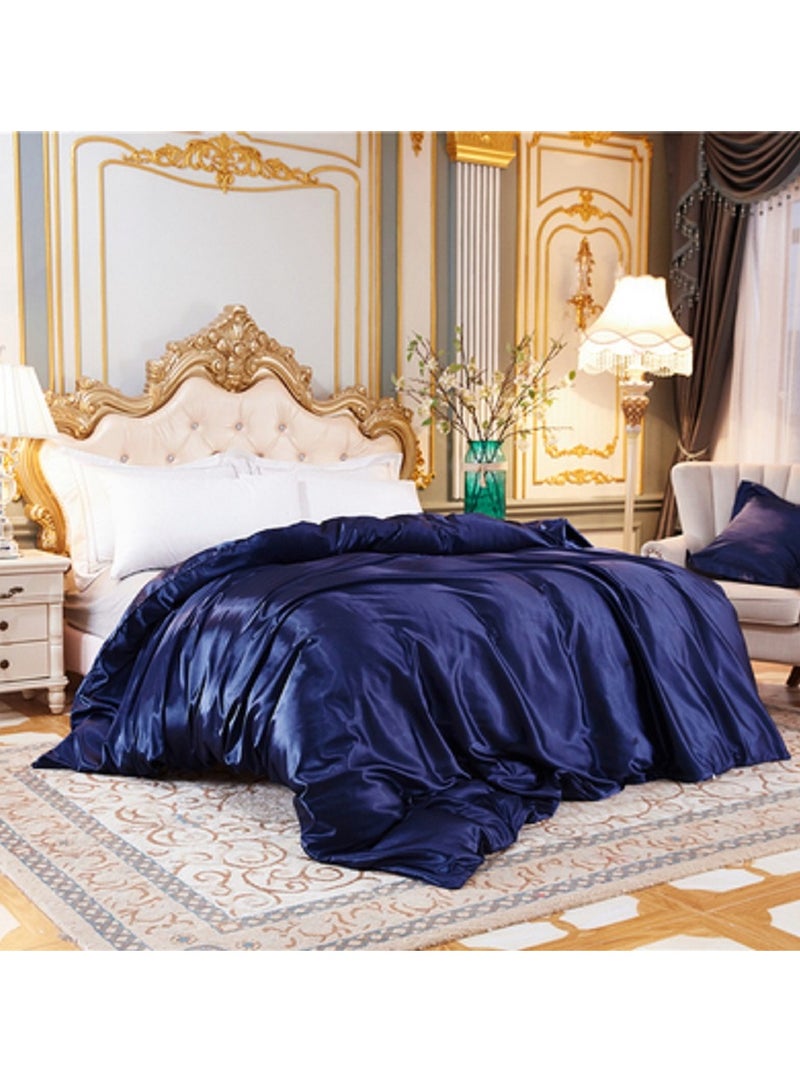 غطاء لحاف صيفي من قماش التينسل الحريري، مكون من أربع قطع، مقاس 2.2*2.3 متر. - Image 1