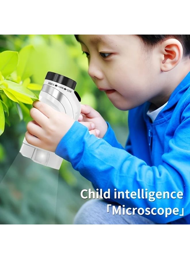 Silvery Kids Microscope For Science Experiments Outdoor Insect Plant Observation Tool - Image 5