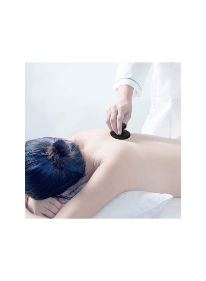 silvercnc 3Pcs Natural Massage Rocks Hot Stones for Massage Mushroom Shape Massage Stones Warmer Gua Sha Massage Tool for Face Body for Spa  - Image 2