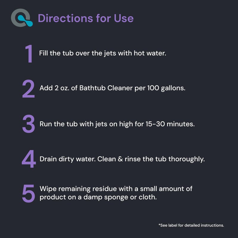 MAV AquaDoc AquaDoc Jetted Bathtub Cleaner - Bathtub Jet Cleaner & Spa Cleaner Chemical - Fast Acting Jetted Tub Cleaner - Recommended Jet Tub Cleaner for Bathtub and Spa Cleaner for Hot Tub - Image 4