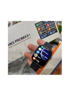 ساعة Hk 9 برو ماكس بلس لون اسود وع الشاشة: AMOLED حجم الشاشة: 2.12 بوصة دقة الشاشة: 485*520 بكسل بلوتوث: 5.2 المكالمات: يدعم مكالمات و استقبال المكالمات الإشعارات: يدعم الإشعارات من الهاتف قياس ضربات القلب