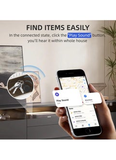 Generic 2 PCS Locator Tag Bluetooth Tracker, GPS Item Finders Tracking Device Work with Apple Find My (iOS Only), Item Finder for Keys, Wallet, Luggage, Pet, Comes with 2 Protective Silicone Keychains  - Image 3