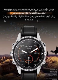 AOLON GT5 Pro Smart Watch Compass HD Bluetooth Call 1.6 inch Full Screen Smartwatch Black  - Image 3