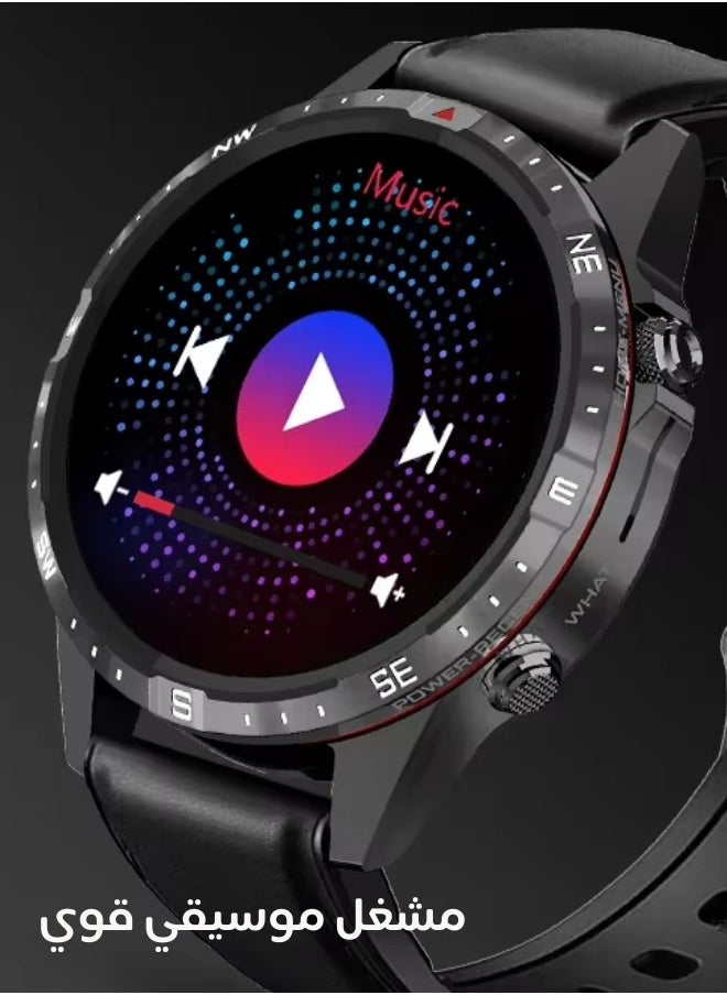 AOLON GT5 Pro Smart Watch Compass HD Bluetooth Call 1.6 inch Full Screen Smartwatch Black  - Image 2