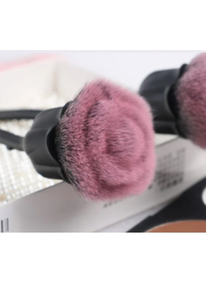 Generic Soft Rose-Shaped Makeup Brush – Gentle Blending Brush for Face and Cheeks  - Image 4