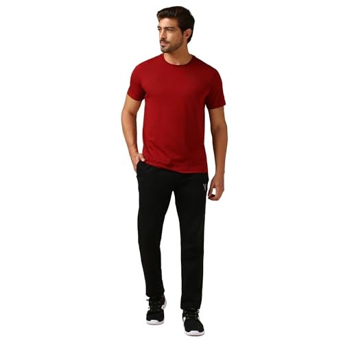 Van Heusen Men Drawstring Waist Trackpant - Cotton Polyester - Functional Pockets,Solid, Drawcord Ties_Black_L - Image 5