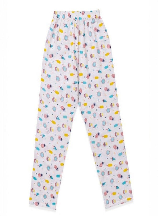 Fabrify Baby and Kids Cotton Printed Pyjama Set, Nightwear, Sleepwear, Trendy Nightsuit for Boys and Girls (Ice Cream & Lollipop) (3-4 Y) - Image 4