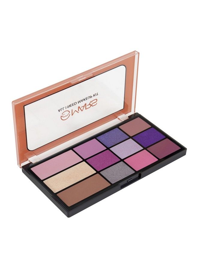 Mars 9 Color Eyeshadow With Highlighter Blusher And Bronzer Need Makeup Kit Multicolormk1022 - Image 1