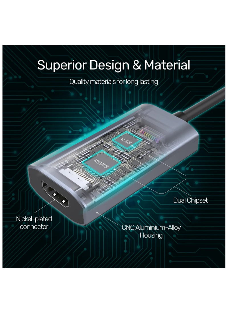 UNITEK - Unitek V1414A USB-C to HDMI 2.1 Adapter 8K, Support HDCP 2.2 - Image 1