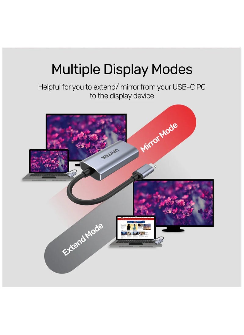 UNITEK - Unitek V1414A USB-C to HDMI 2.1 Adapter 8K, Support HDCP 2.2 - Image 1