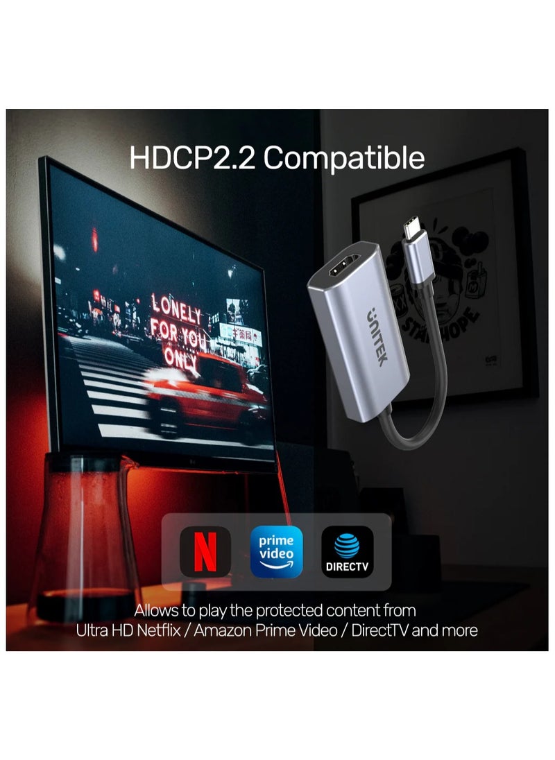 UNITEK - Unitek V1414A USB-C to HDMI 2.1 Adapter 8K, Support HDCP 2.2 - Image 1