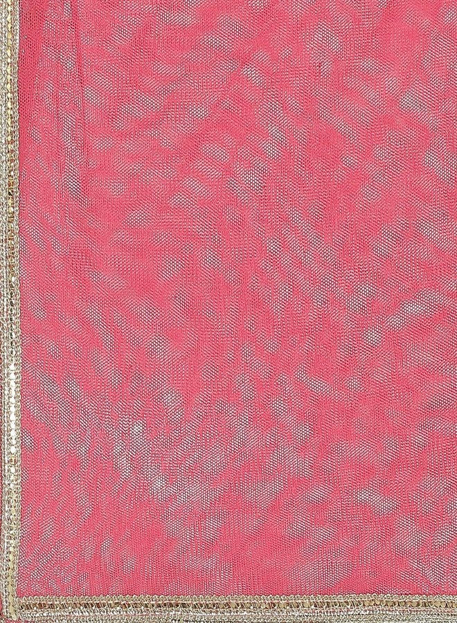 BIBA Girl's Polyester Printed Straight Kid Kurta with Pant & Dupatta(Kw5349_Yellow_13) - Image 5