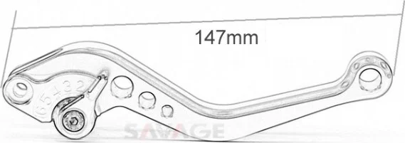 Savage Honda Msx 125/SF 2013-2019 Brake and Clutch Lever