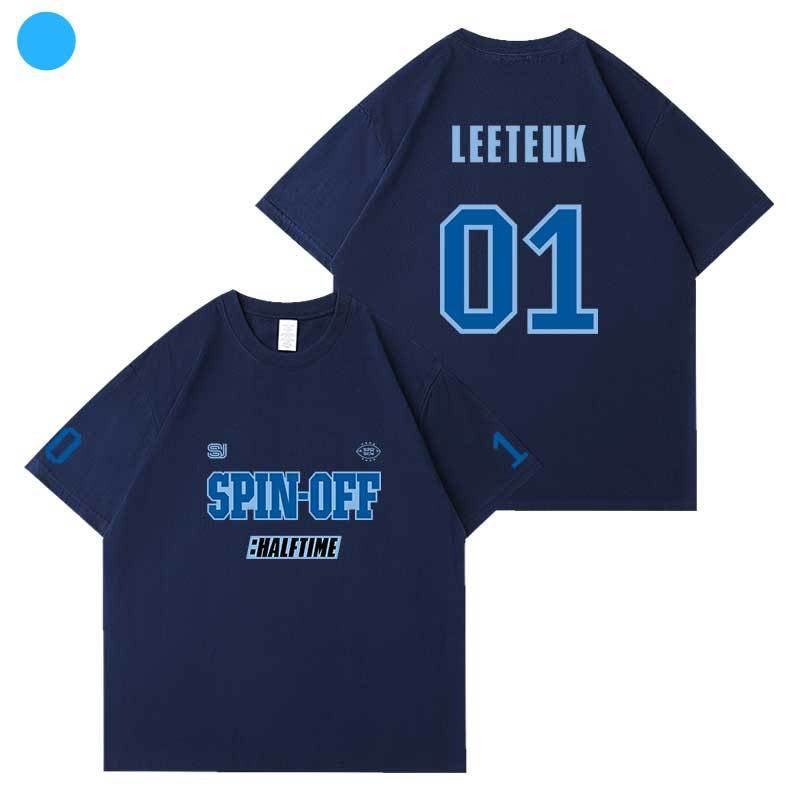 Short-Sleeved T-Shirt With The Same Clothes Around The Spinoffhalftime Of The Superjunior2024 Asian Tour Concert - Image 1