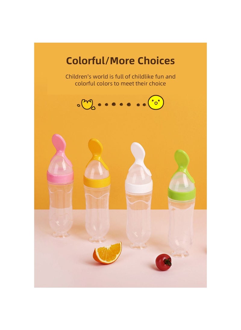 TOT TOT Easy Feeding: Squeeze and Serve with the Soft Spoon Head Baby Paste Bottle  - Image 3