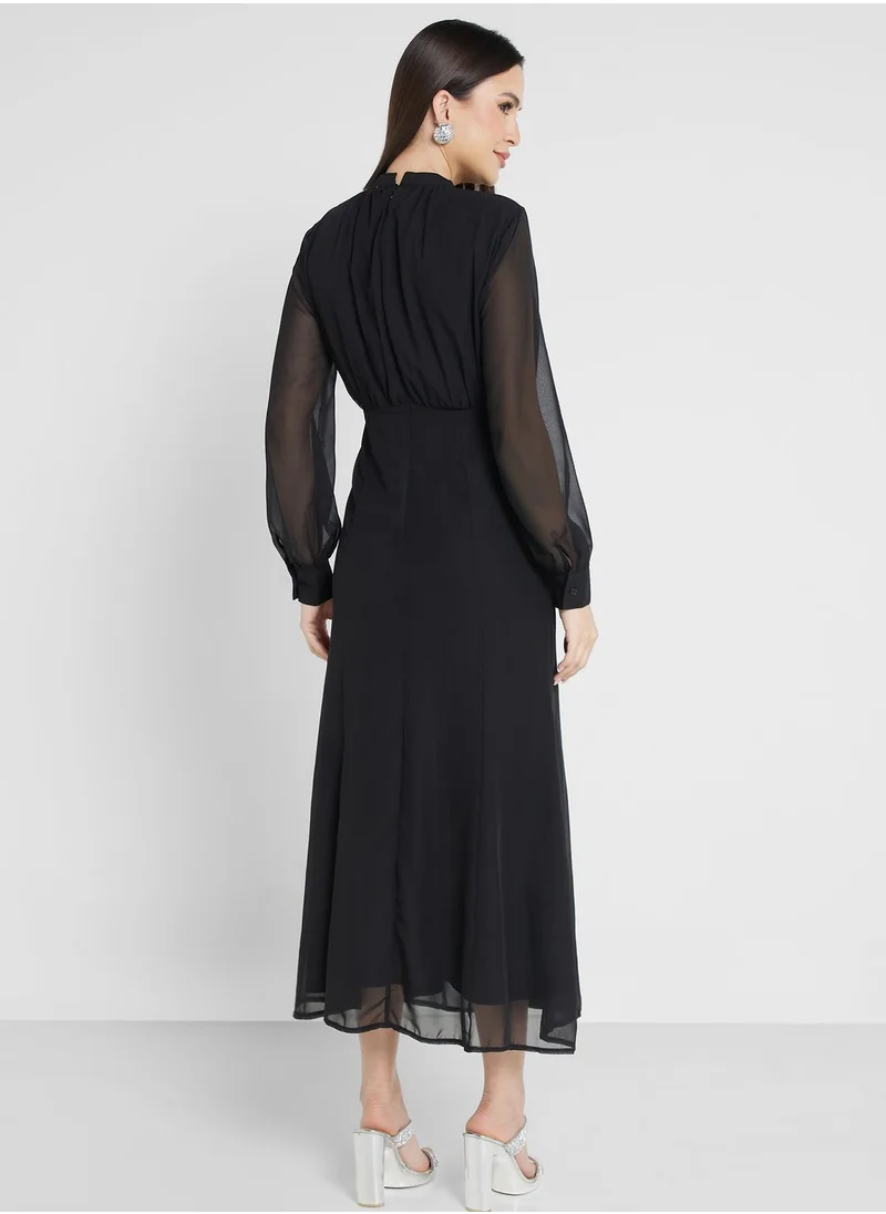 Ella Limited Edition Chiffon Slit Dress