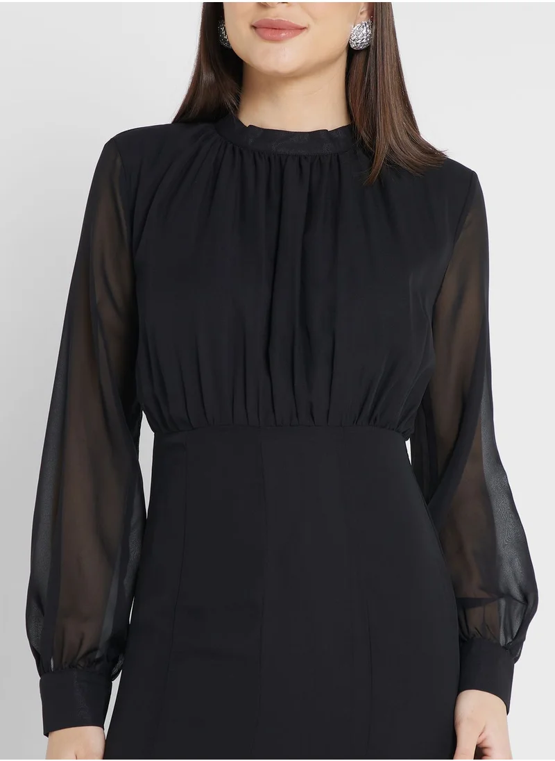 Ella Limited Edition Chiffon Slit Dress