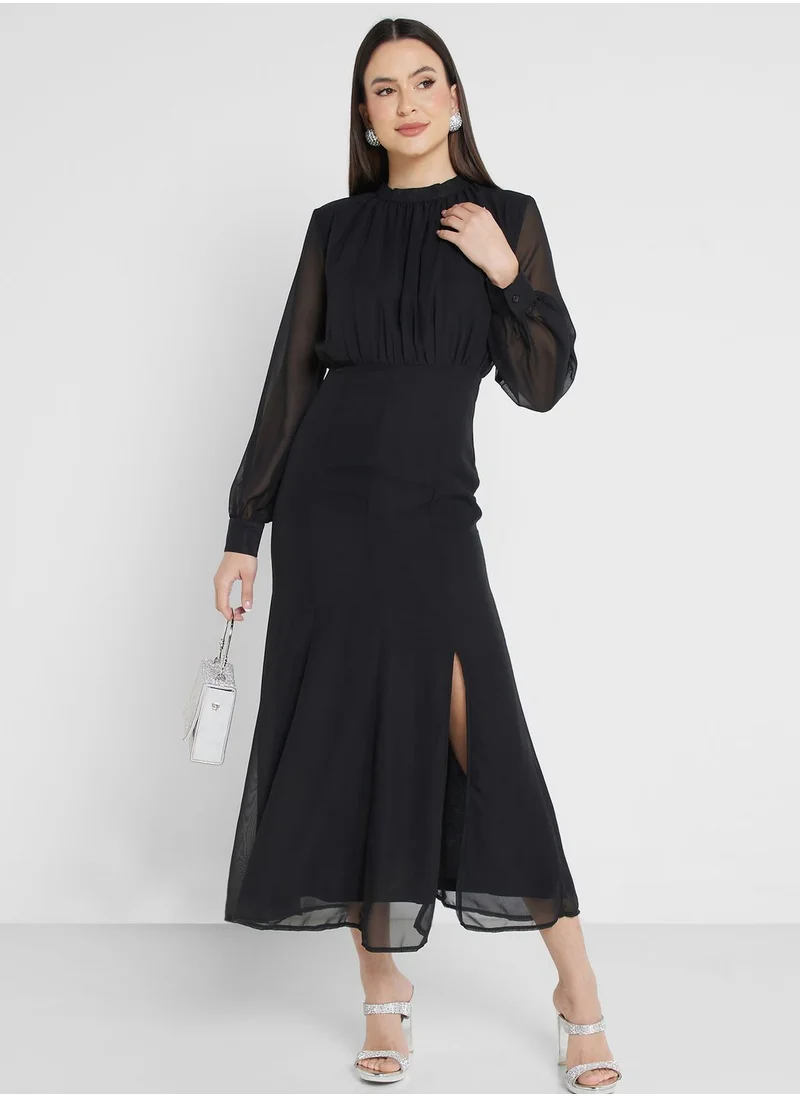 Ella Limited Edition Chiffon Slit Dress