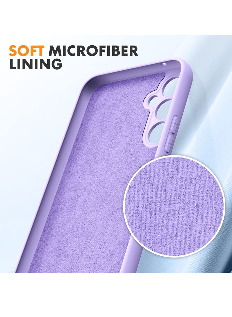 BORTONY Samsung Galaxy A54 5G Case with Double Screen Protective Films Soft Liquid Silicone Shockproof Protective Cover - Image 5