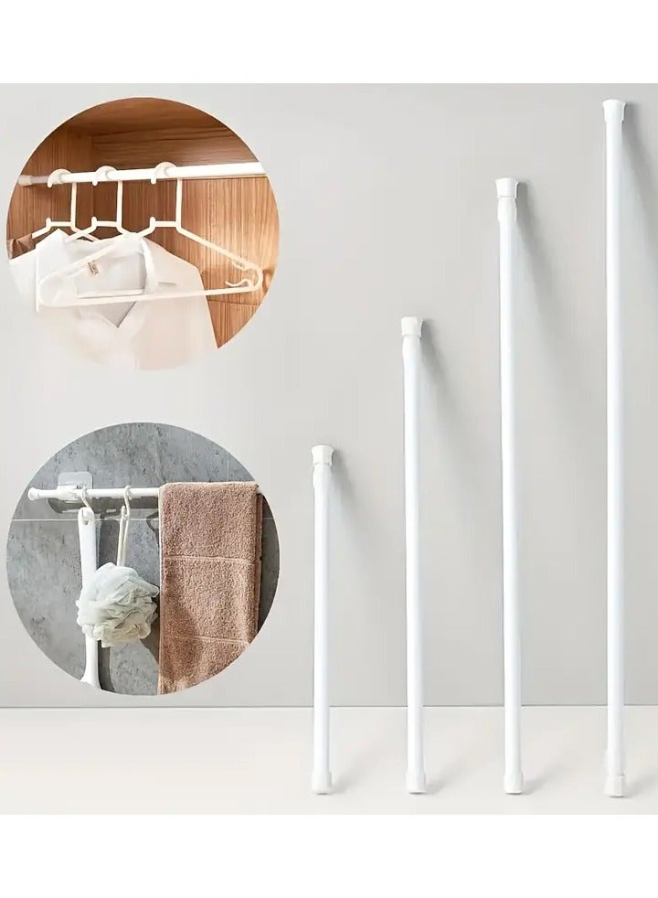 DubaiGallery عمود ستارة قابل للتمديد مع شبكة قابلة للتمديد بزنبرك، قضبان ستارة توتر من الفويل - Image 1